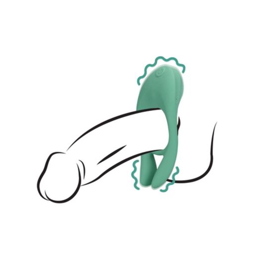 Inel Penis Vibrator Blue Grass