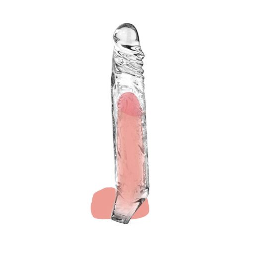 Prelungitor Penis ToyJoy Get Real Transparent