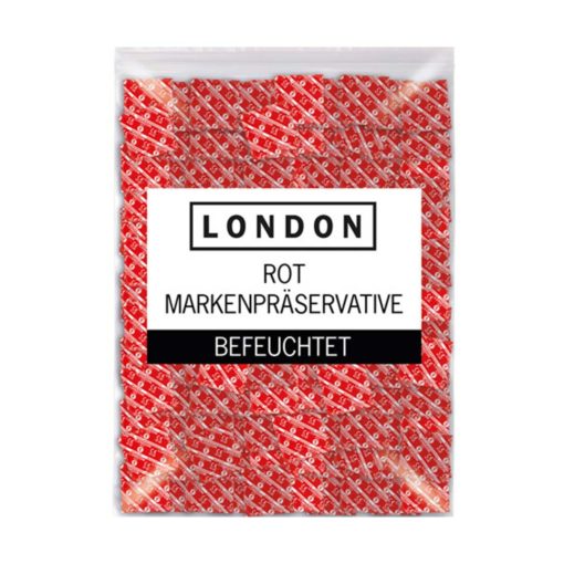 Prezervative London Rot cu Capsuni